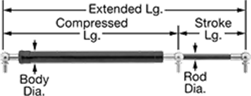 Upenyu Hwakareba Gasi Chitubu Chimiro Mechanical Springs (4)