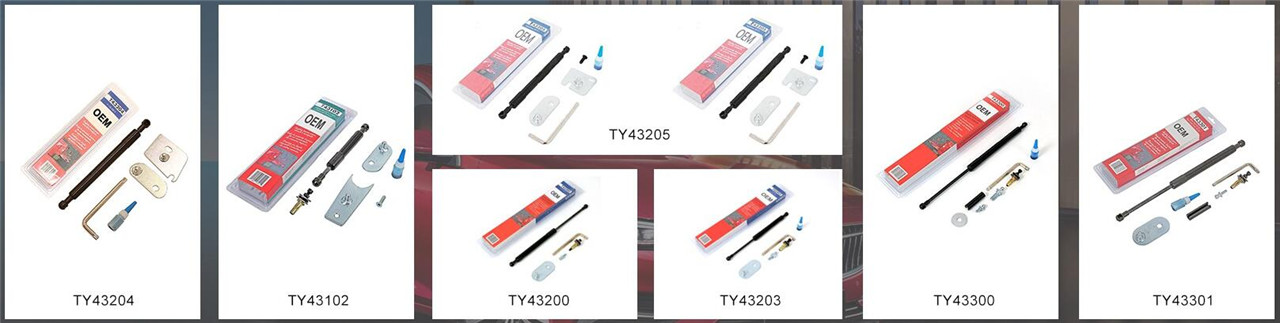 A mola e o amortecedor a gás personalizados podem ser usados ​​para uma variedade de aplicações.(2)