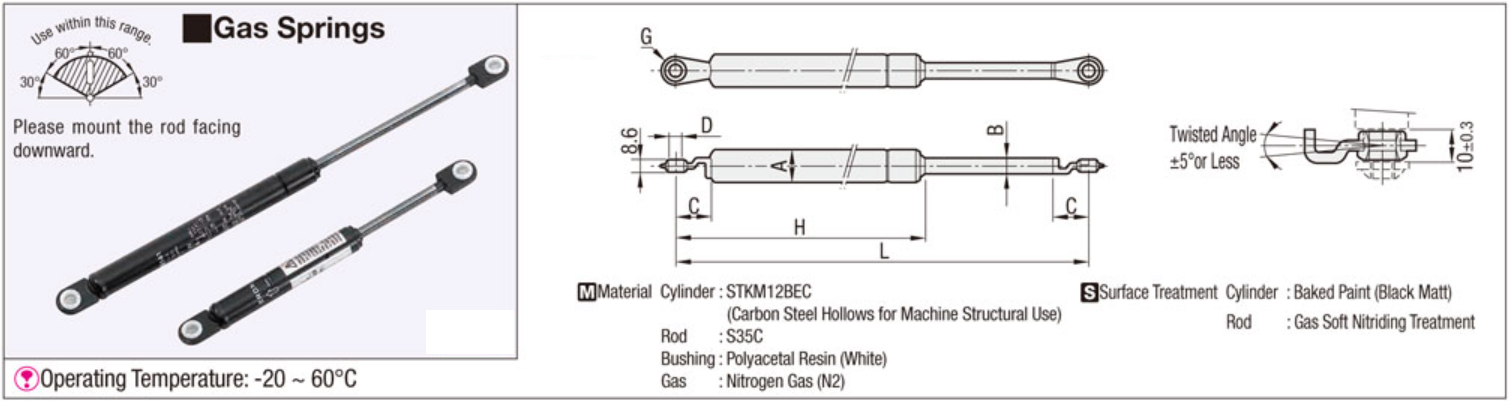 Wholesale Gas Strut Hood